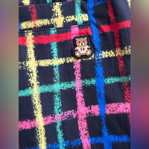 NEW Teddy Fresh Checkered Crayon Multicolor Shorts – Black – Men’s M Streetwear - Picture 5 of 8